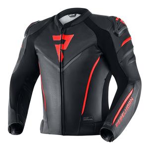 Chaqueta de moto Rebelhorn Fighter Negra y Roja liquidación