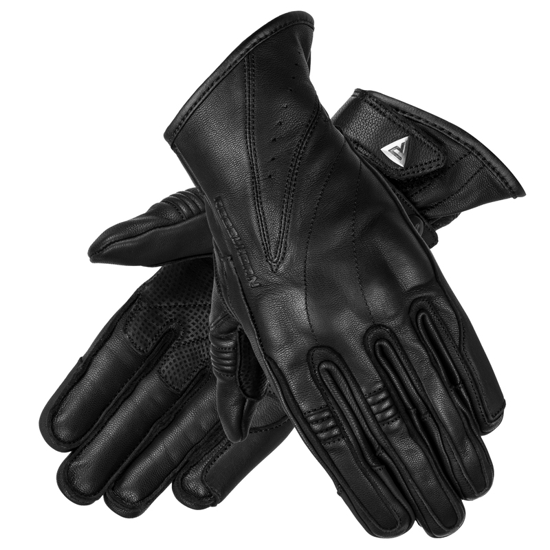Guantes de moto para mujer Rebelhorn Runner Negro liquidación
