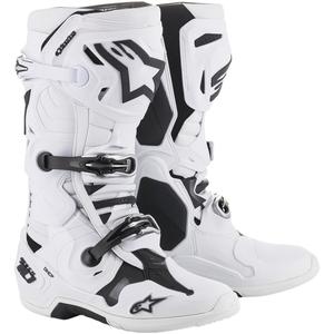 Botas de moto Alpinestars Tech 10 blancas