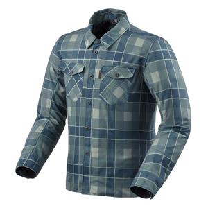 Camiseta moto Revit Bison 2 H2O azul
