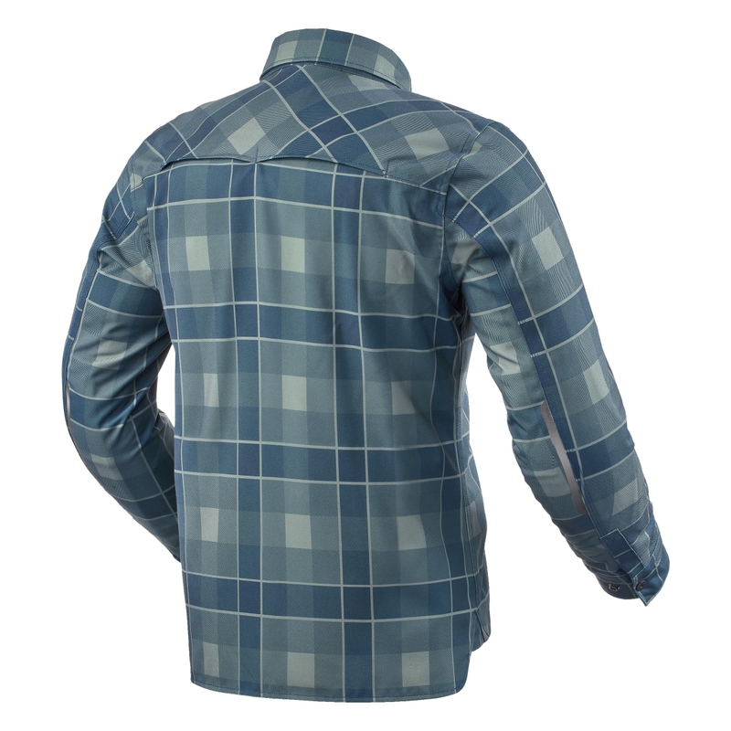 Camiseta moto Revit Bison 2 H2O azul