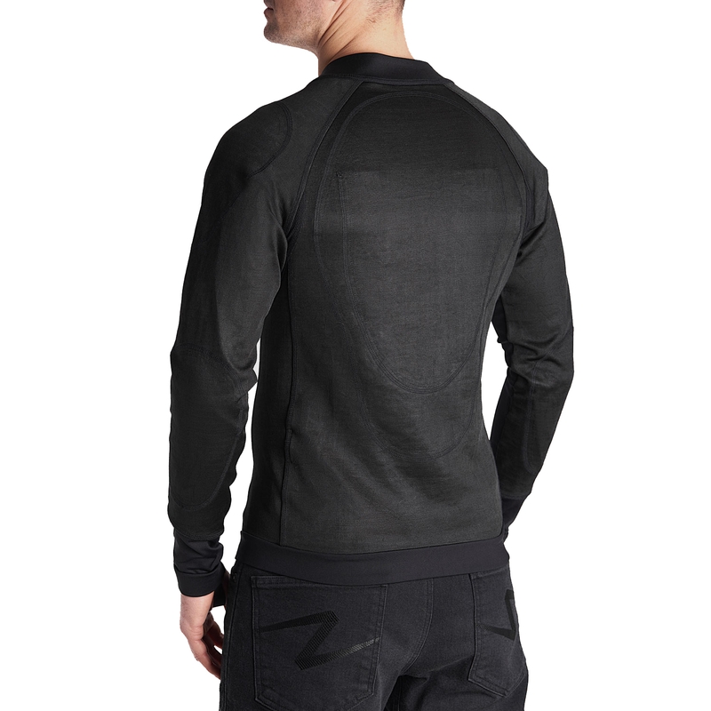 Camiseta moto PANDO MOTO Shell UH negro liquidación