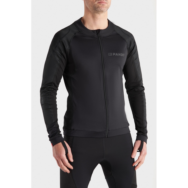 Camiseta moto PANDO MOTO Shell UH negro liquidación
