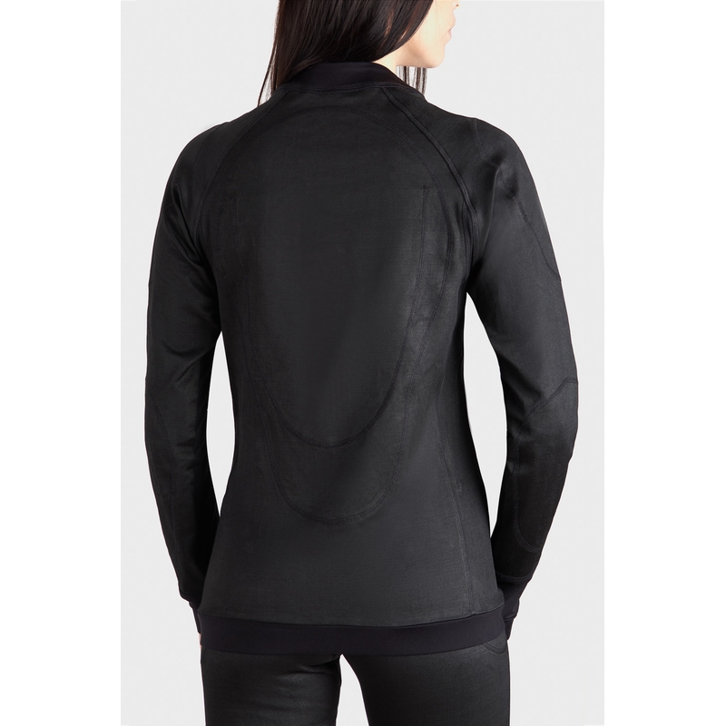 Camiseta moto PANDO MOTO Shell UH negro liquidación