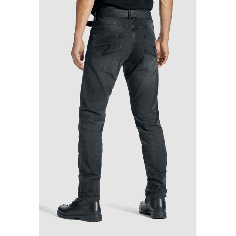 Pantalón vaquero PANDO MOTO Robby Slim negro liquidación