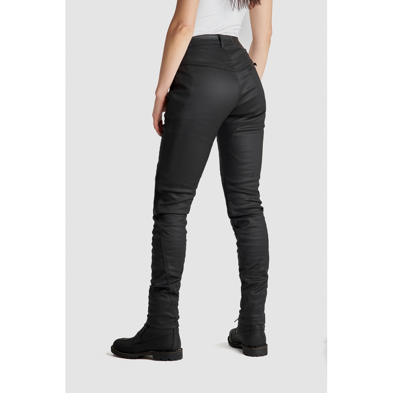 Vaqueros moto mujer PANDO MOTO Kusari Kev negro liquidación