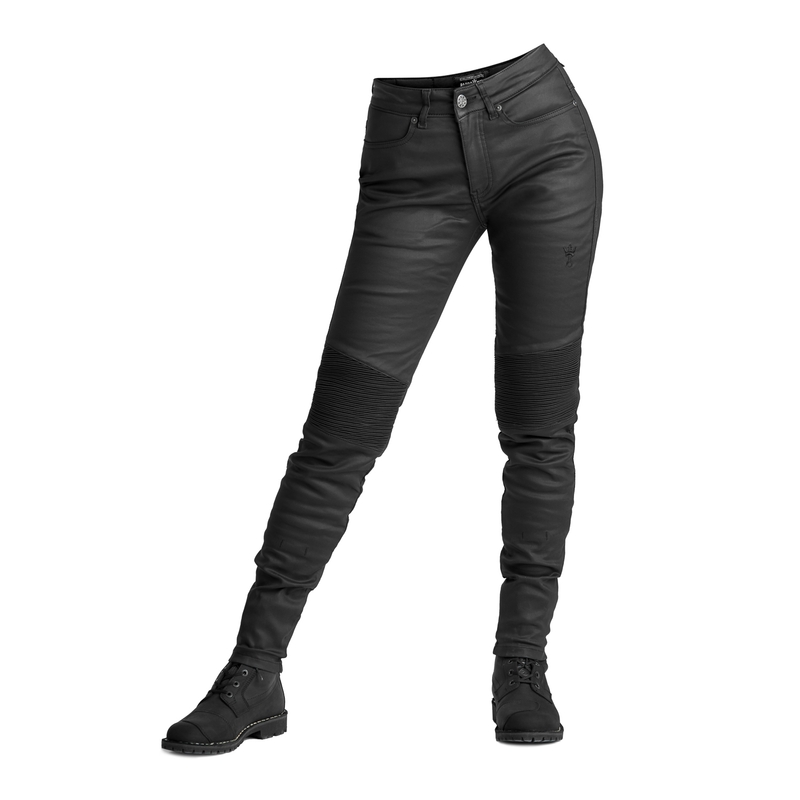 Vaqueros moto mujer PANDO MOTO Kusari Kev negro liquidación