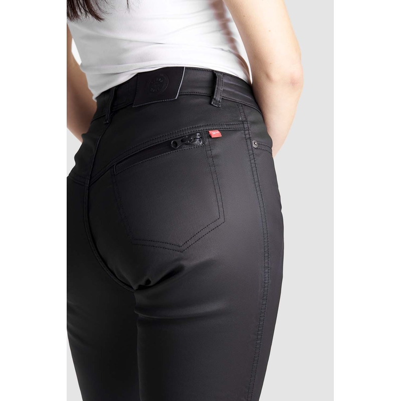 Vaqueros moto mujer PANDO MOTO Kusari Kev negro liquidación