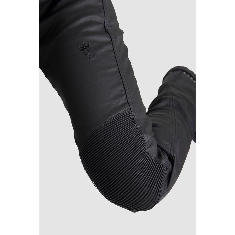 Vaqueros moto mujer PANDO MOTO Kusari Kev negro liquidación