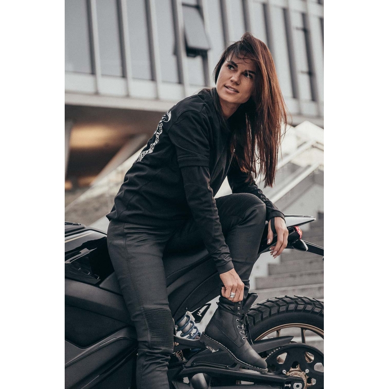 Vaqueros moto mujer PANDO MOTO Kusari Kev negro liquidación
