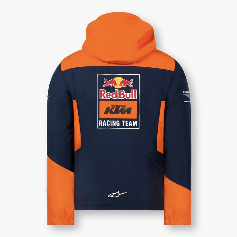 Chaqueta cortaviento KTM Red Bull Racing azul-naranja liquidación