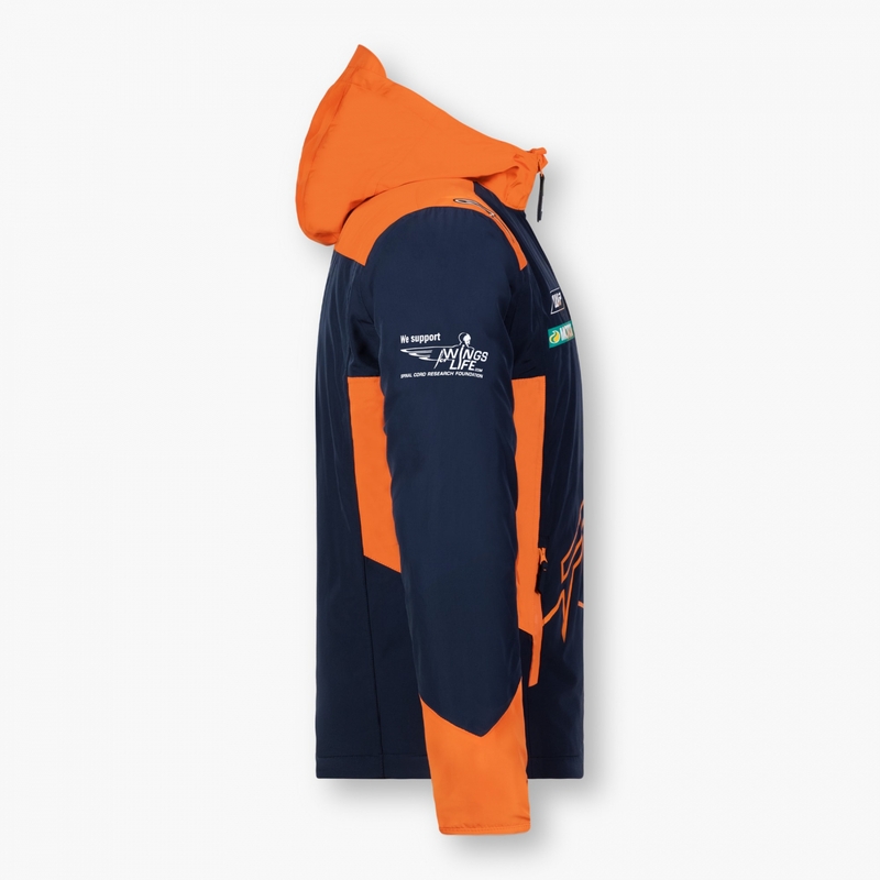 Chaqueta cortaviento KTM Red Bull Racing azul-naranja liquidación