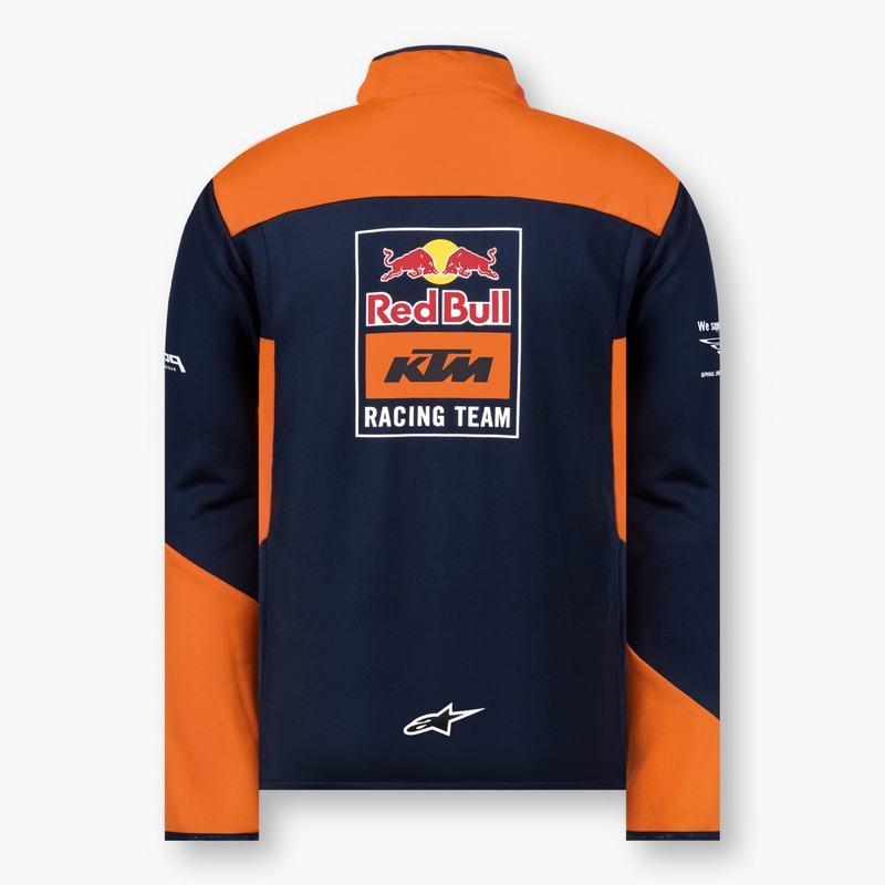 Chaqueta Softshell KTM Red Bull Racing 22 azul-naranja liquidación