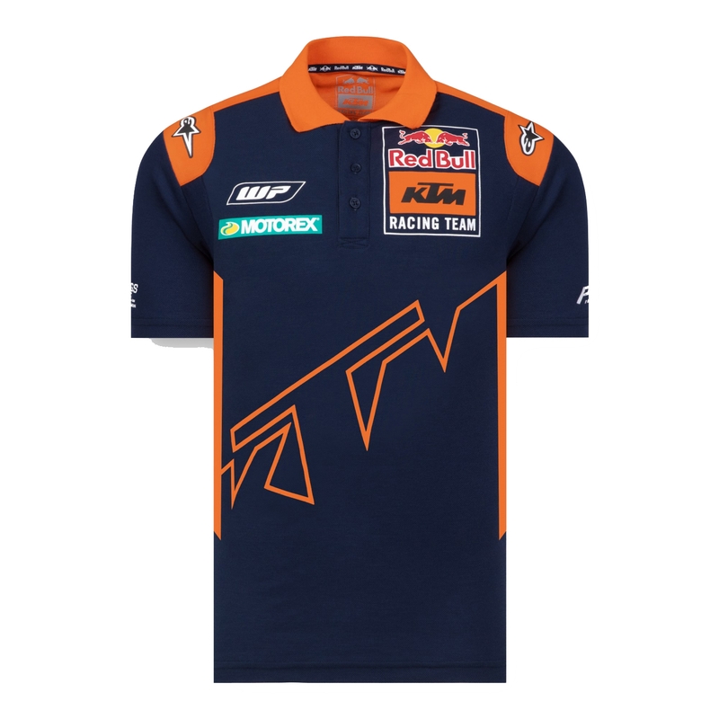 Polo KTM Red Bull Racing 22 azul-naranja liquidación