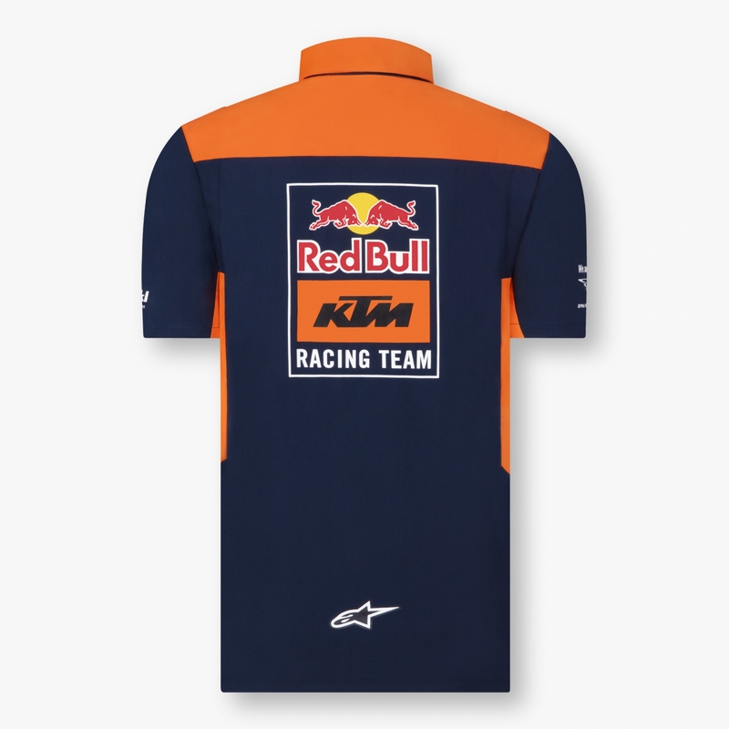 Polo KTM Red Bull Racing 22 azul-naranja liquidación
