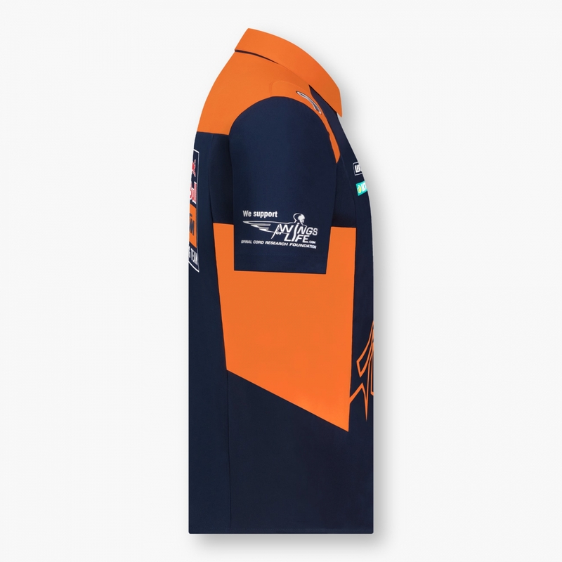 Polo KTM Red Bull Racing 22 azul-naranja liquidación
