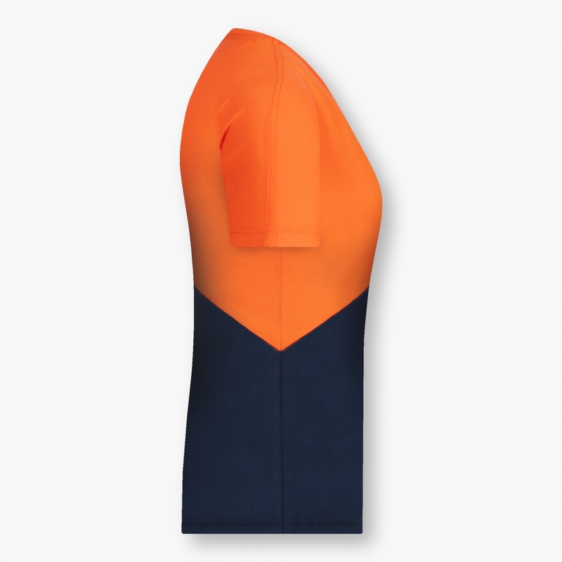 Camiseta de mujer KTM Colourswitch Red Bull azul-naranja