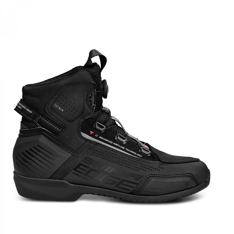 Botas de moto Shima Edge Vent Negras