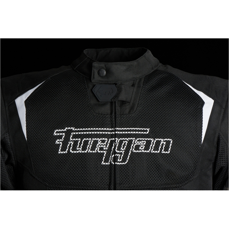 Chaqueta de moto Furygan Ultra Spark Vented 3 en 1 blanca y negra liquidación