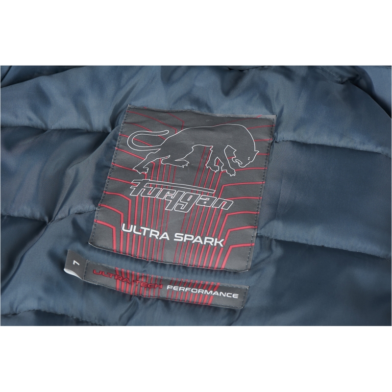 Chaqueta de moto Furygan Ultra Spark Vented 3 en 1 blanca y negra liquidación