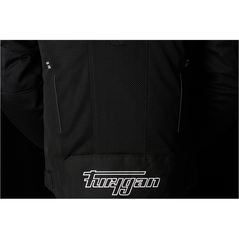 Chaqueta de moto Furygan Ultra Spark Vented 3 en 1 roja y negra