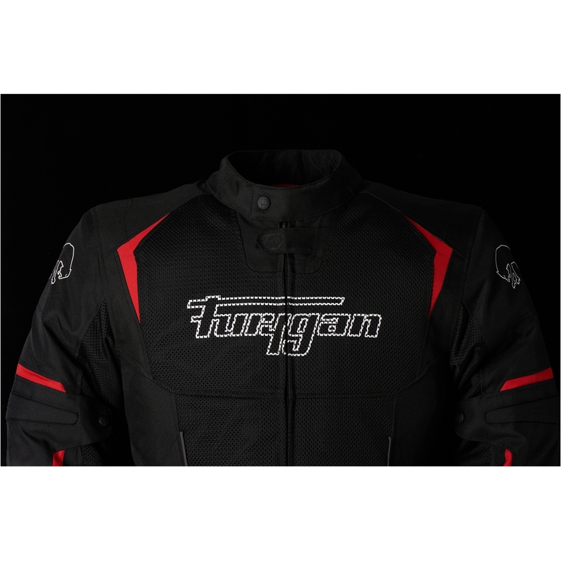 Chaqueta de moto Furygan Ultra Spark Vented 3 en 1 roja y negra