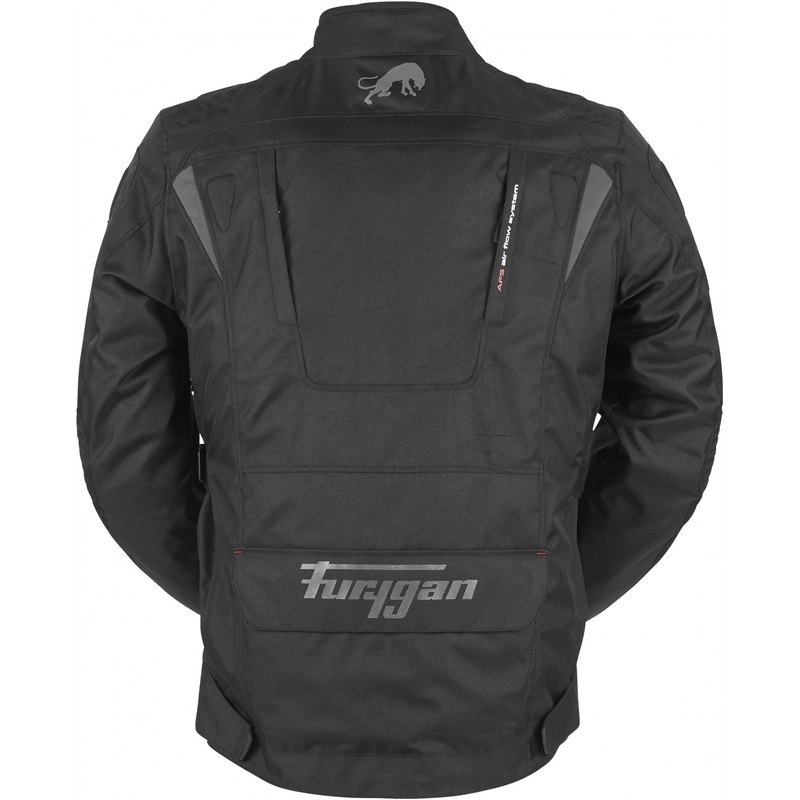 Chaqueta de moto negra Furygan Apalaches liquidación