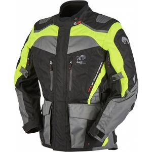 Chaqueta de moto Furygan Apalaches negro-amarillo fluo