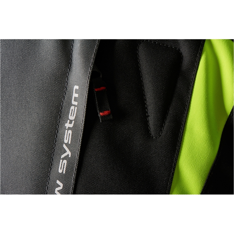 Chaqueta de moto Furygan Apalaches negro-amarillo fluo