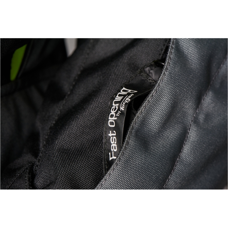 Chaqueta de moto Furygan Apalaches negro-amarillo fluo