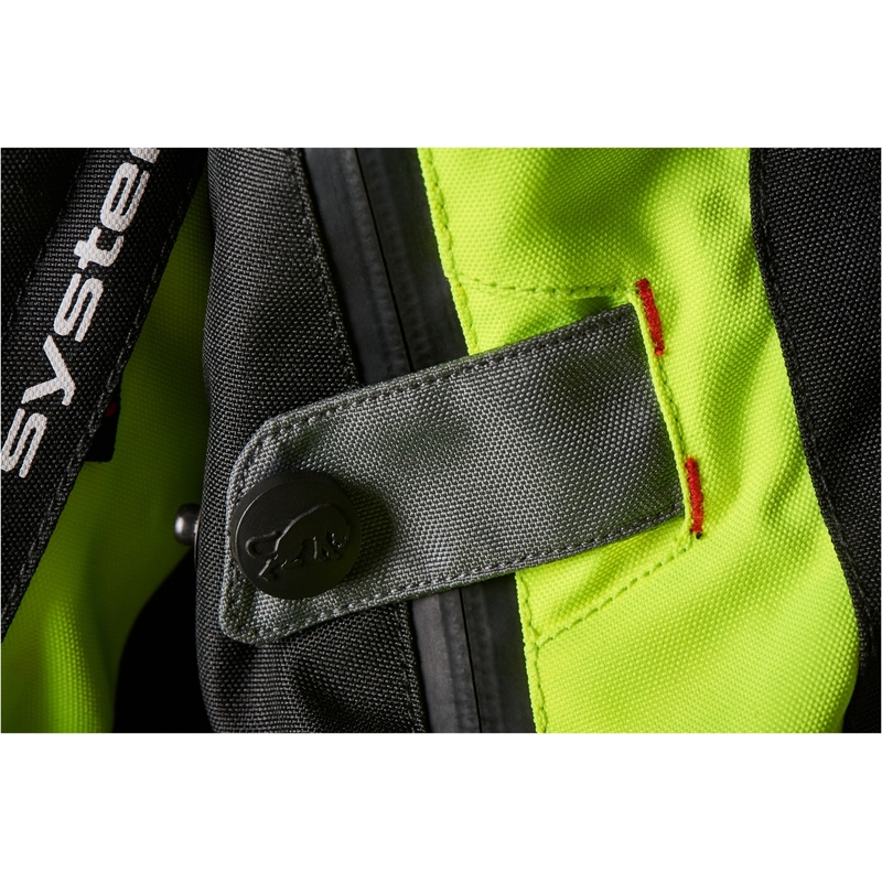 Chaqueta de moto Furygan Apalaches negro-amarillo fluo