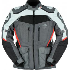 Chaqueta de moto Furygan Apalaches Vented 2 en 1 Gris-Rojo-Negro