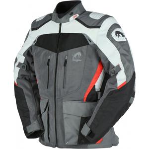 Chaqueta de moto Furygan Apalaches Vented 2 en 1 Gris-Rojo-Negro