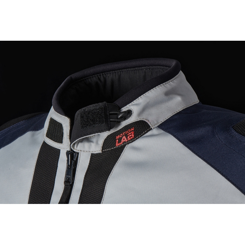 Chaqueta de moto Furygan Brevent 3 en 1 gris-negro-rojo-azul liquidación