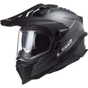Casco Enduro LS2 MX701 Explorer C Carbono Sólido Negro Mate