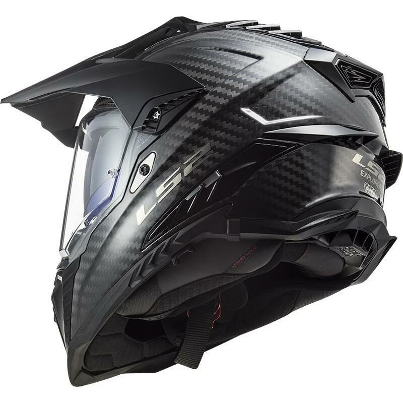 Enduro přilba LS2 MX701 Explorer C Carbon černá lesklá