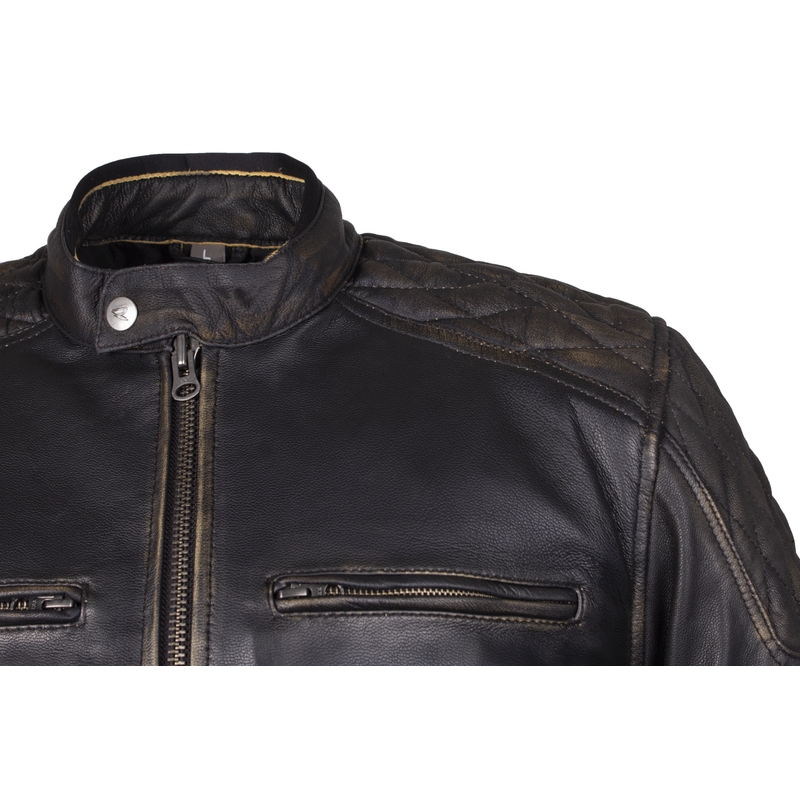 Chaqueta de moto Street Racer Tribe Retro Marrón