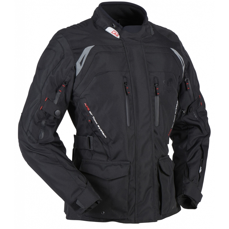 Chaqueta de moto negra Furygan Apalaches para mujer