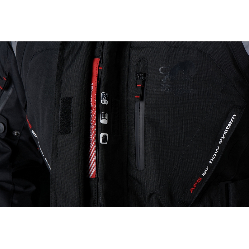Chaqueta de moto negra Furygan Apalaches para mujer