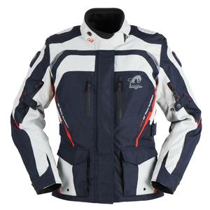 Chaqueta de moto para mujer Furygan Apalaches rojo, blanco y azul