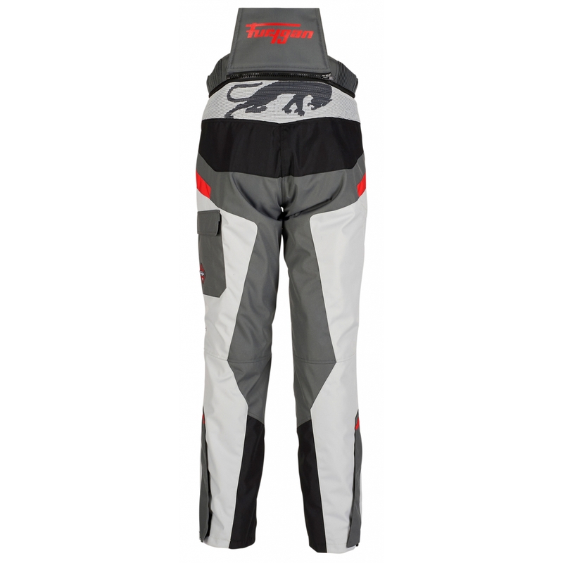 Pantalones de moto Furygan Apalaches negro-blanco-rojo-gris liquidación