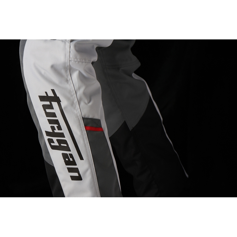 Pantalones de moto Furygan Apalaches negro-blanco-rojo-gris liquidación