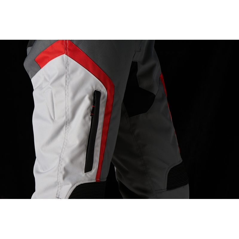 Pantalones de moto Furygan Apalaches negro-blanco-rojo-gris liquidación