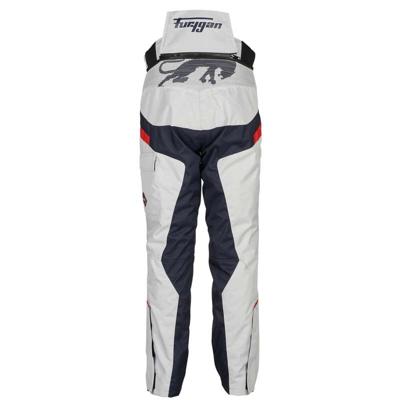 Pantalón de moto Furygan Apalaches Negro-Rojo-Blanco-Azul liquidación