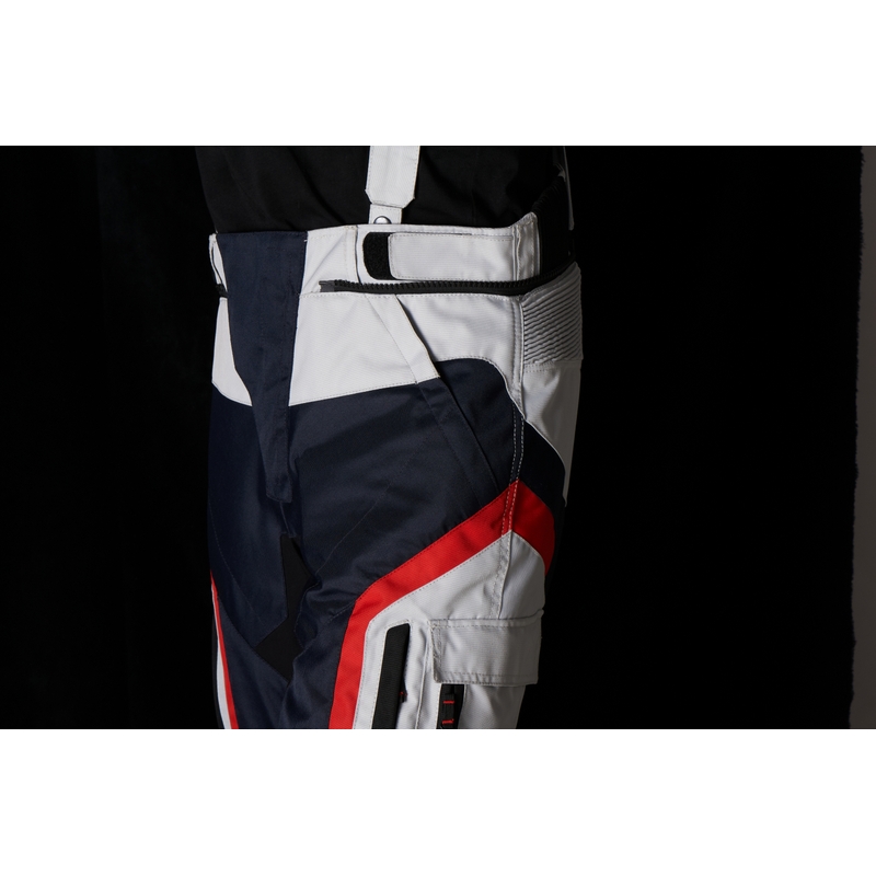 Pantalón de moto Furygan Apalaches Negro-Rojo-Blanco-Azul liquidación