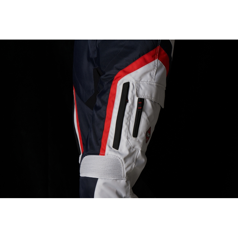 Pantalón de moto Furygan Apalaches Negro-Rojo-Blanco-Azul liquidación