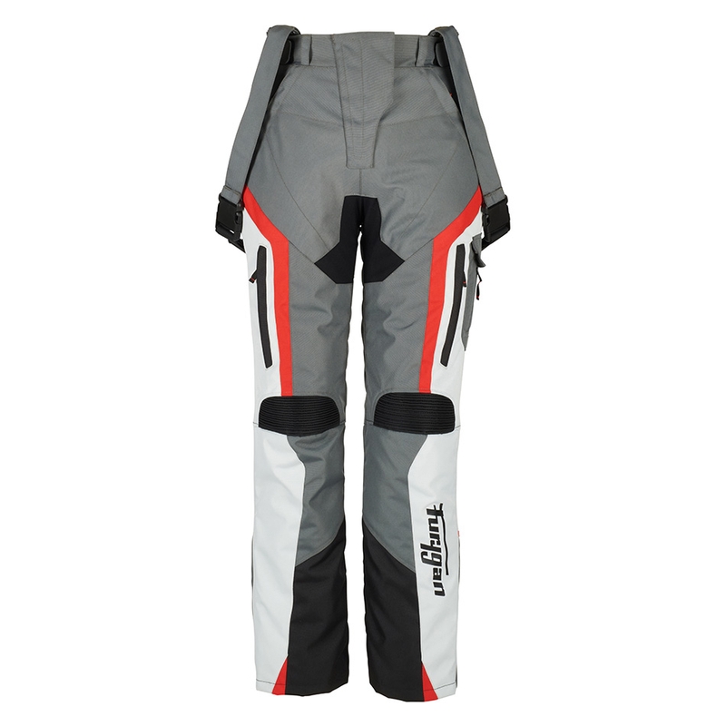 Pantalones de moto para mujer Furygan Apalaches Negro-Rojo-Blanco-Gris liquidación
