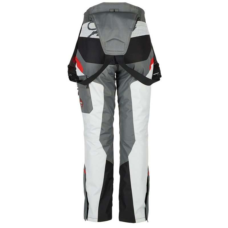 Pantalones de moto para mujer Furygan Apalaches Negro-Rojo-Blanco-Gris liquidación