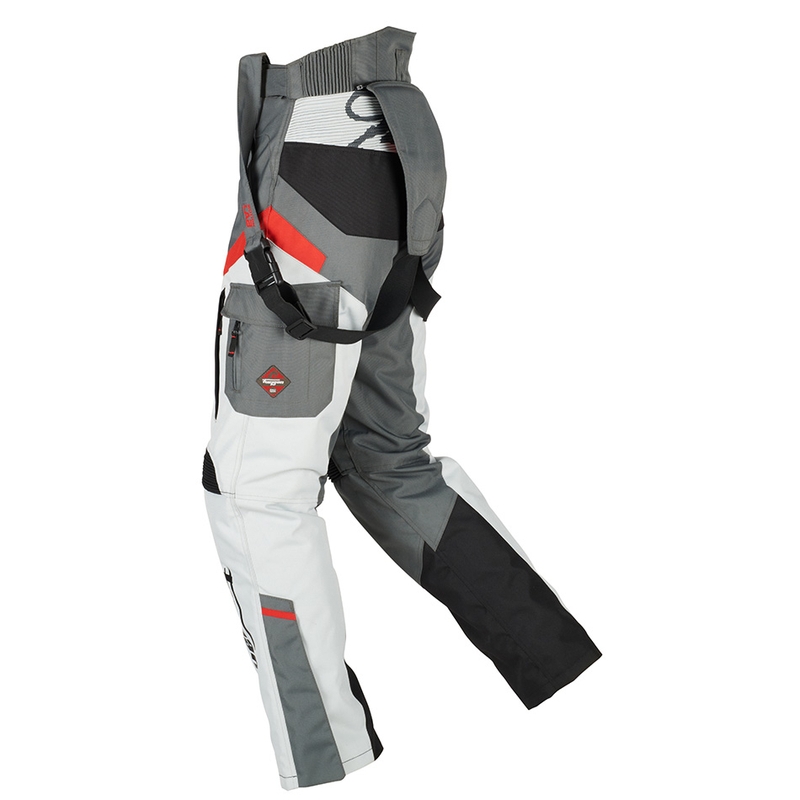 Pantalones de moto para mujer Furygan Apalaches Negro-Rojo-Blanco-Gris liquidación