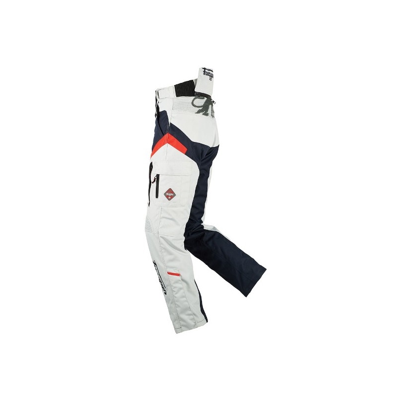 Pantalones de moto para mujer Furygan Apalaches Negro-Rojo-Blanco-Azul liquidación